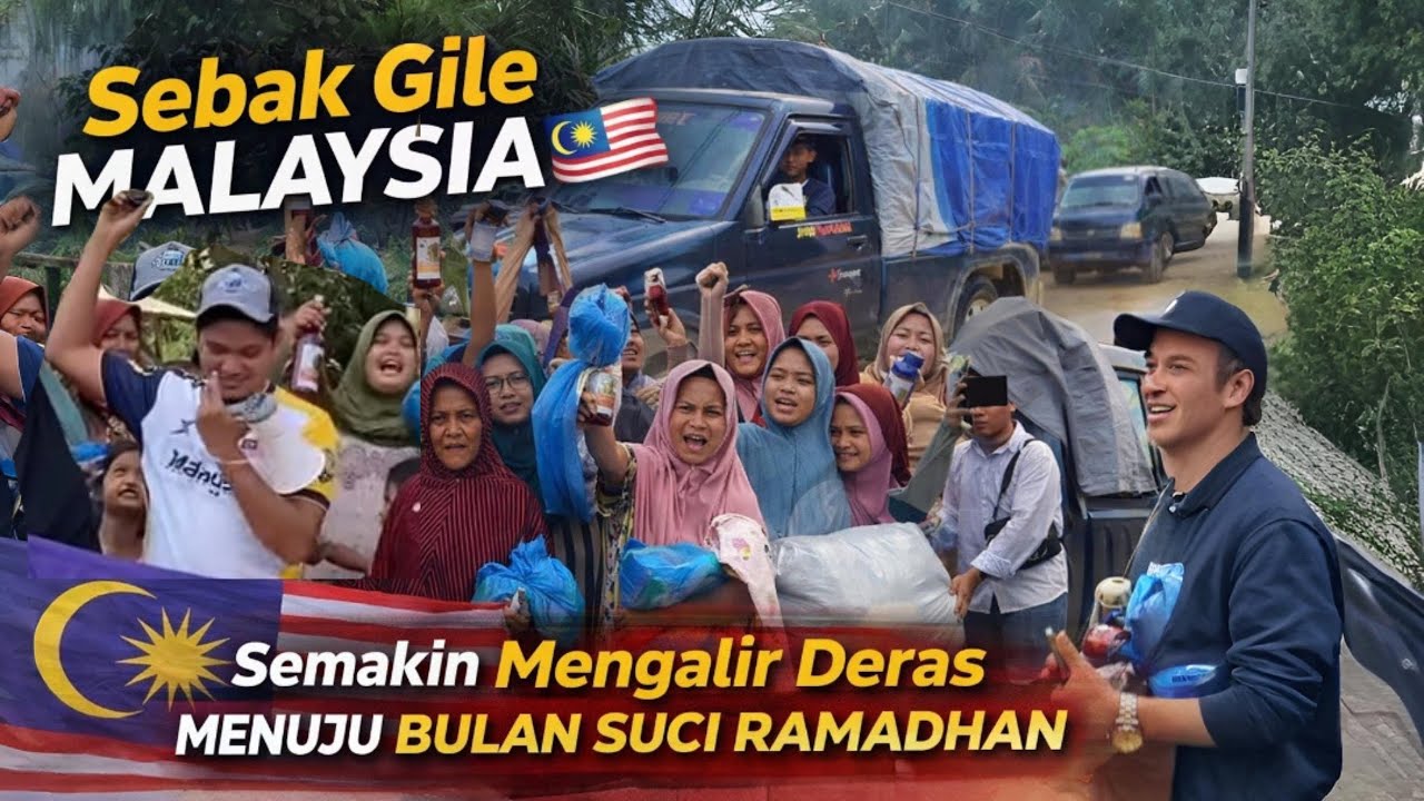 MasyaAllah!! Kami Sampai Terharu Orang Malaysia Datang Lagi Bawa 1 Ton Barang Dapur