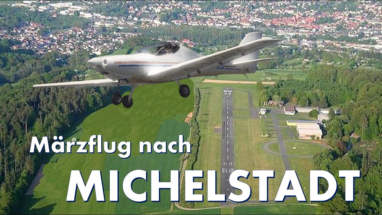 Anflug auf Michelstadt (EDFO) - Frühlings-Vibes!