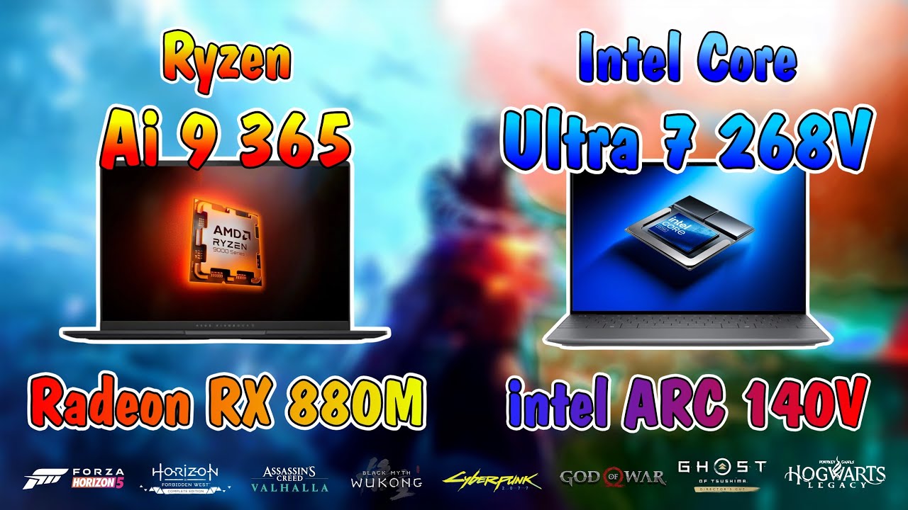 Radeon RX 880M & intel Arc 140V