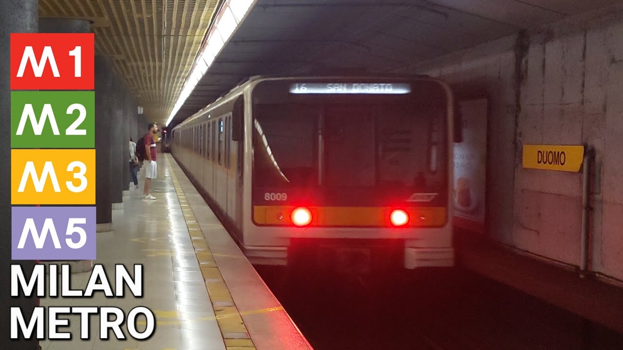 [4K] 🇮🇹 Milan Metro - All the lines / 🇮🇹 Metropolitana di Milano - Tutte le Linee (2022)