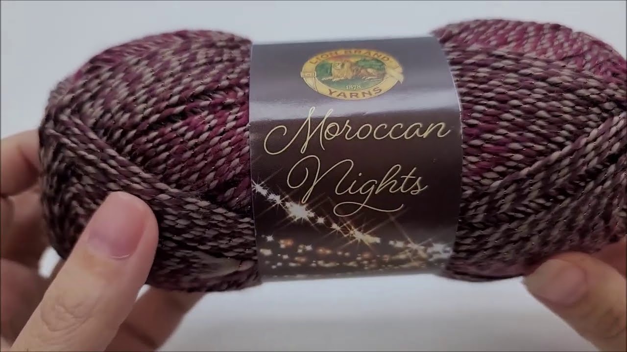 Yarn Review | Lionbrand Moroccan nights | Bag O Day Crochet