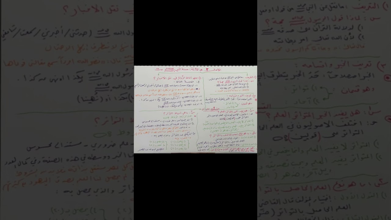أصول الفقه - الأصل الثاني : السنة ( كتاب روضة الناظر )
