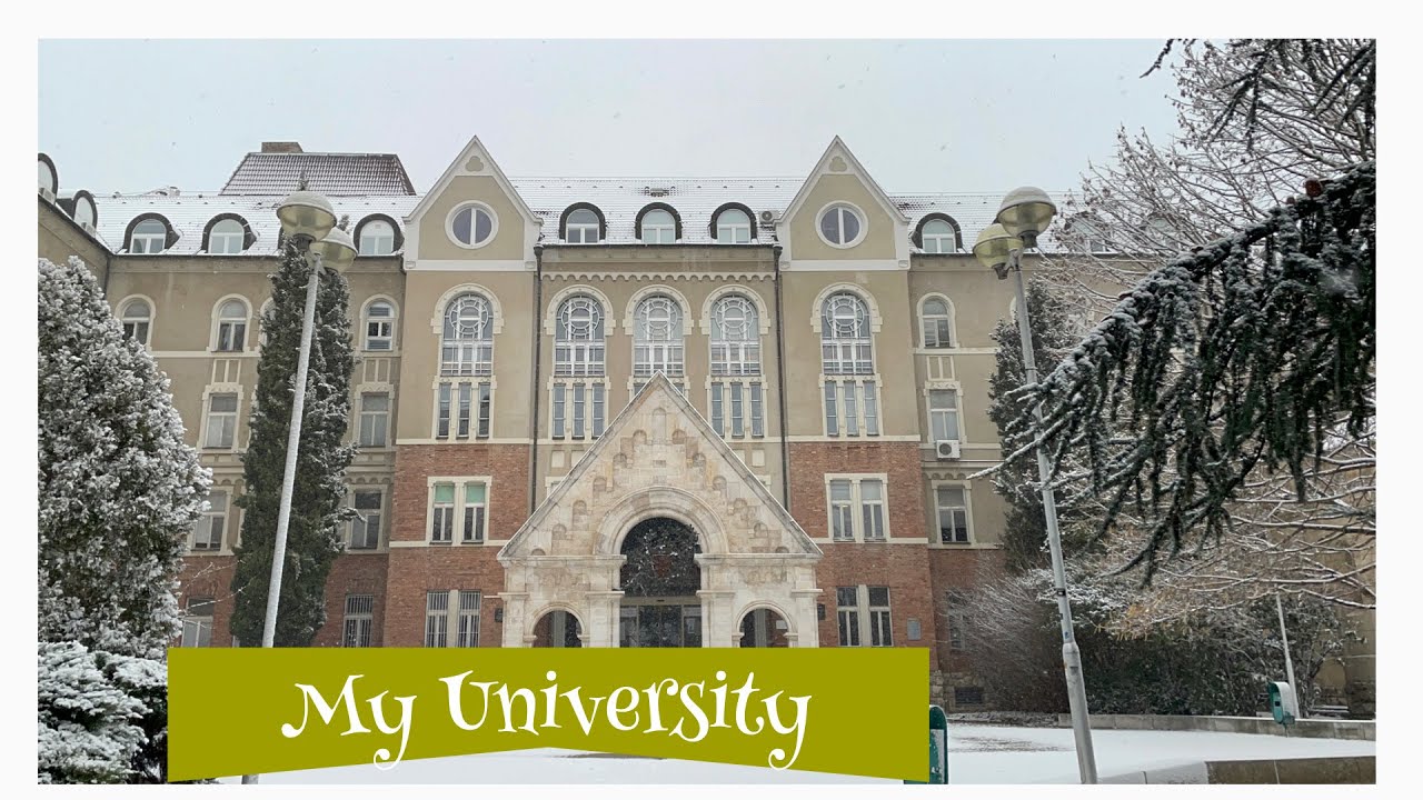 Snowfall || My University tour || Pecs