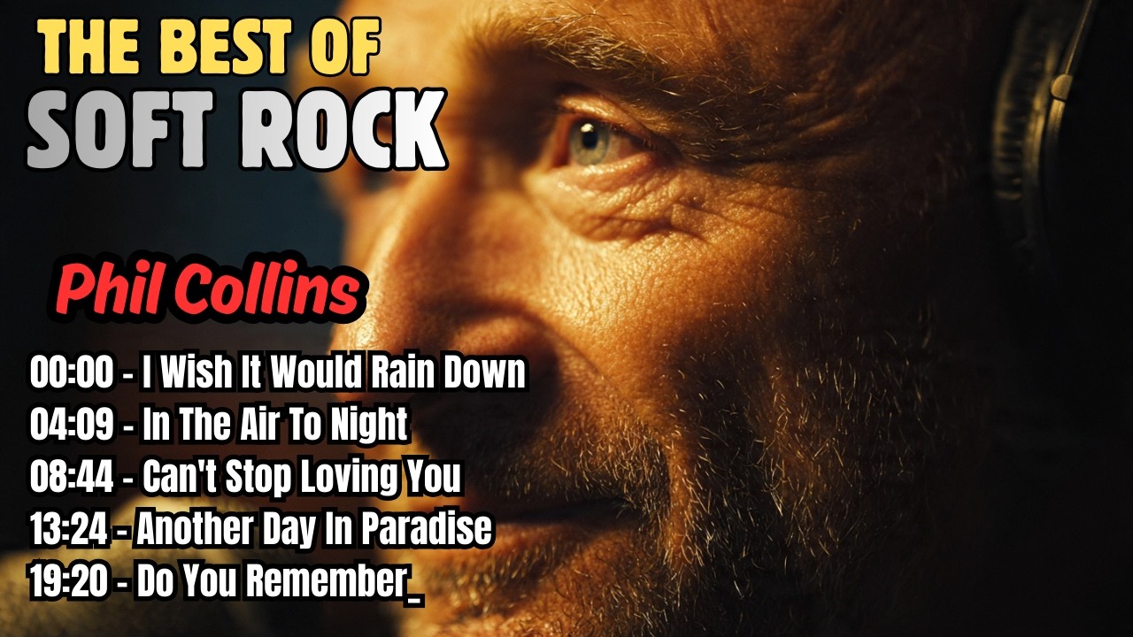 Phil Collins Greatest Hits Full Album 2025 🎤 The Best Soft Rock & Pop Hits Collection