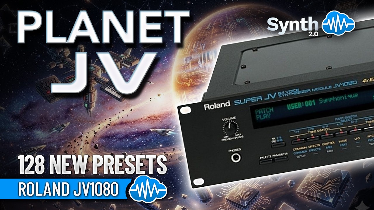 ROLAND JV-1080 ♫ 128 Custom Sounds ► PLANET JV Soundset