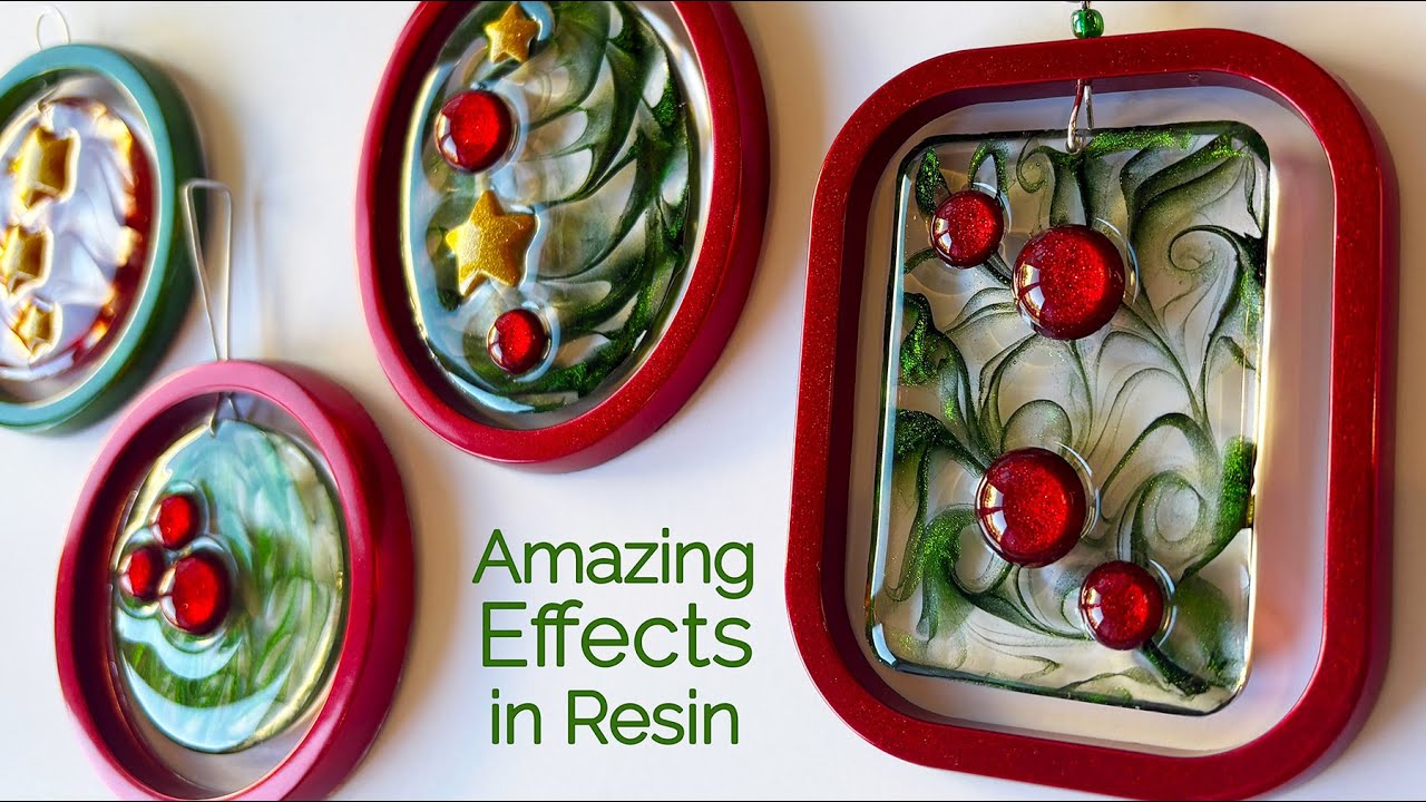 Amazing Resin Techniques - Swish, Ripple, Float  #resinjewelry #resinmolds #resin #asmr #resinart