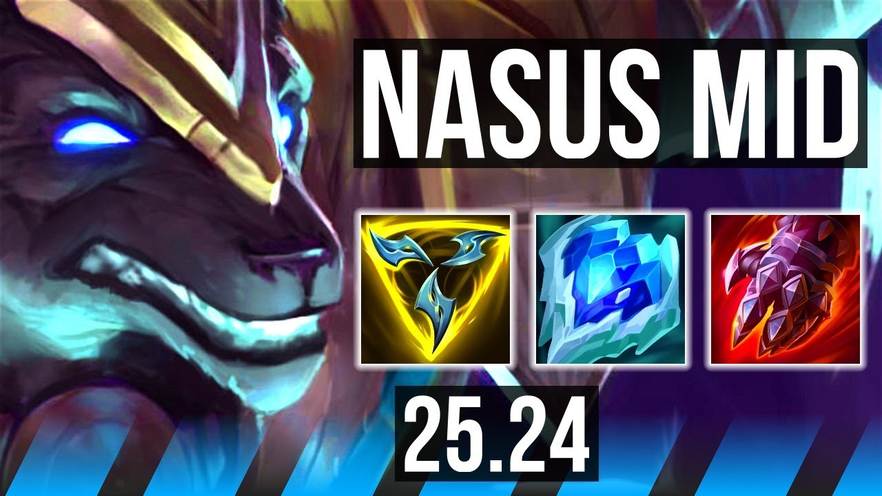 NASUS vs YONE (MID) | 8k gold comeback, 45K damage, Good KDA: 17/2/12 | EUW Master | 25.24
