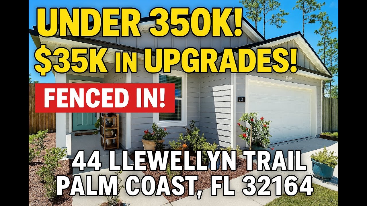 Stop Scrolling 👉 $35K in Upgrades + No HOA | Palm Coast Home Tour