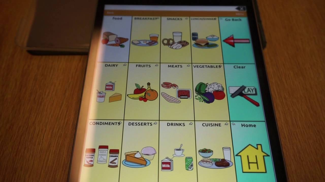 AAC- TouchchatHL- Multichat 15 for adult with Cerebral Palsy