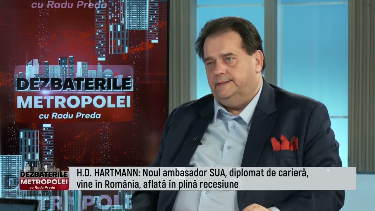 H.D. Hartmann: Ambasadorii străini au promovat mai mult decât Guvernul Bolojan | @Metropola TV