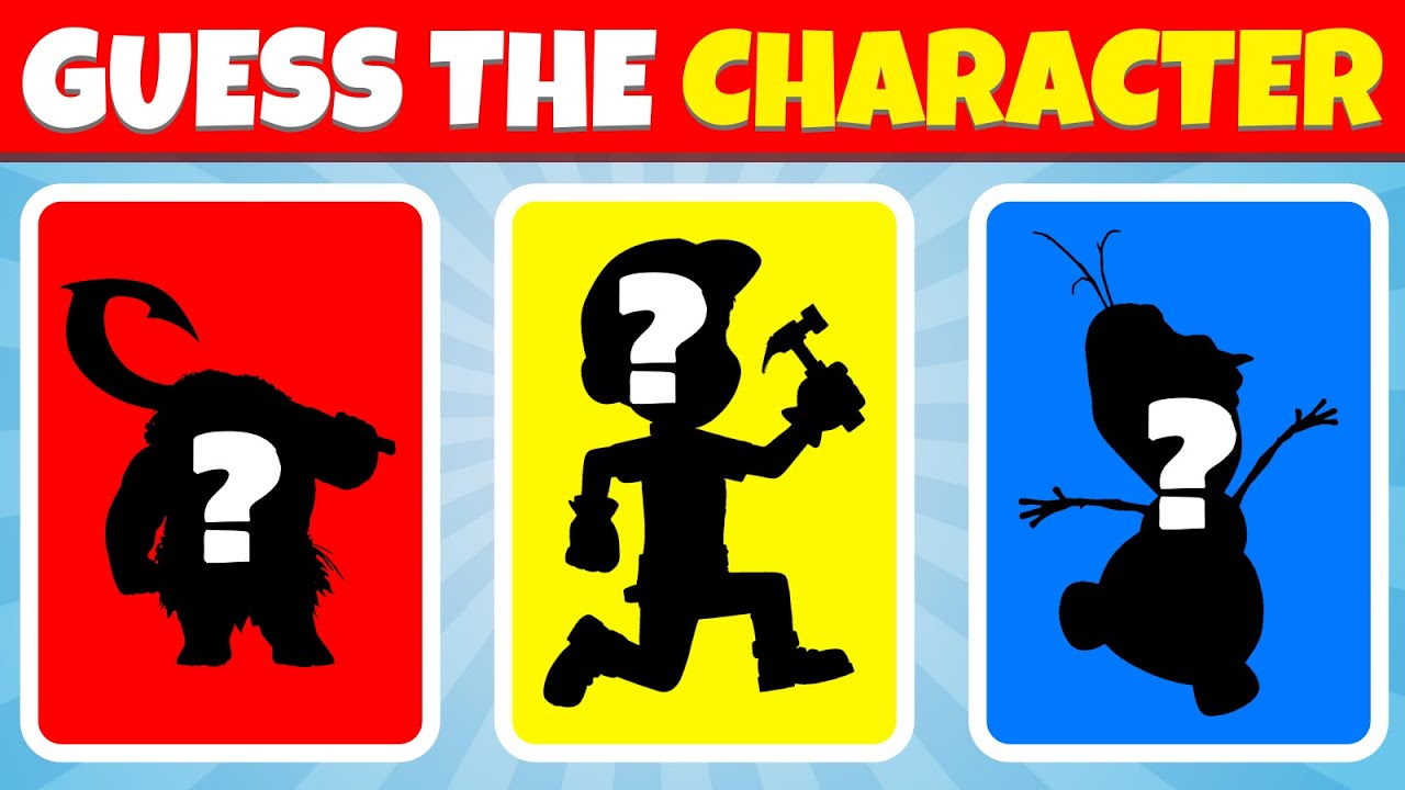 Guess the Disney & Pixar Character by its SHADOW 👑🐭✨ (Fun Silhouette Quiz)