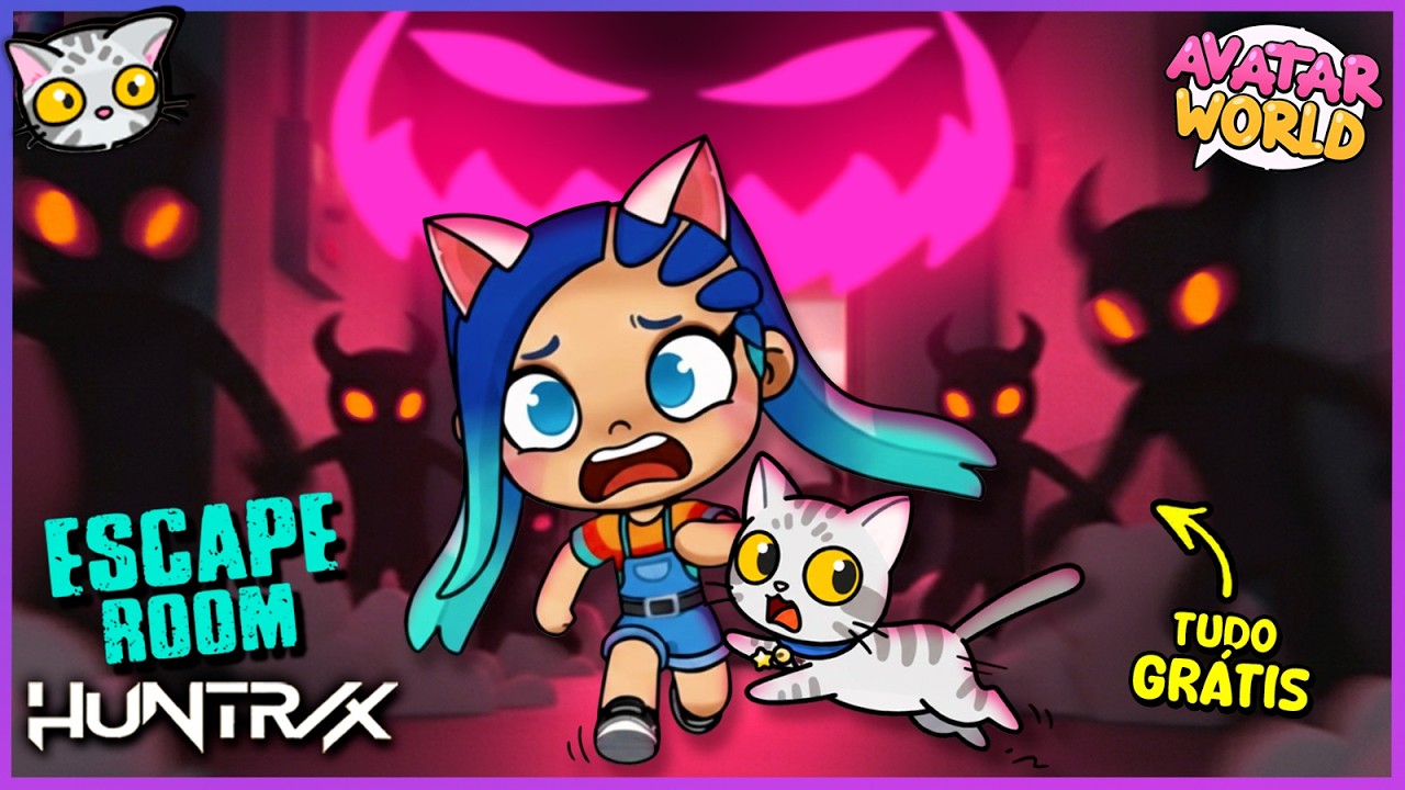 🔥😱 LIBERTAMOS as K-POP DEMON HUNTERS! Final do ESCAPE ROOM no Avatar World