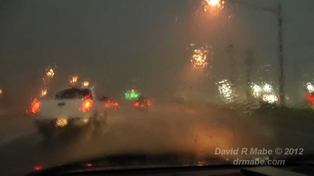 Severe Thunderstorm Winston-Salem NC - 3/20/2012 Hail and Flooding