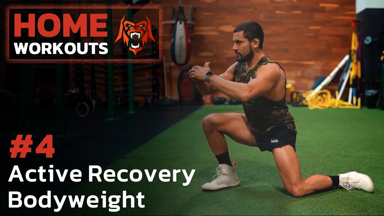 15 Minute Active Recovery Bodyweight Workout (FOLLOW ALONG)