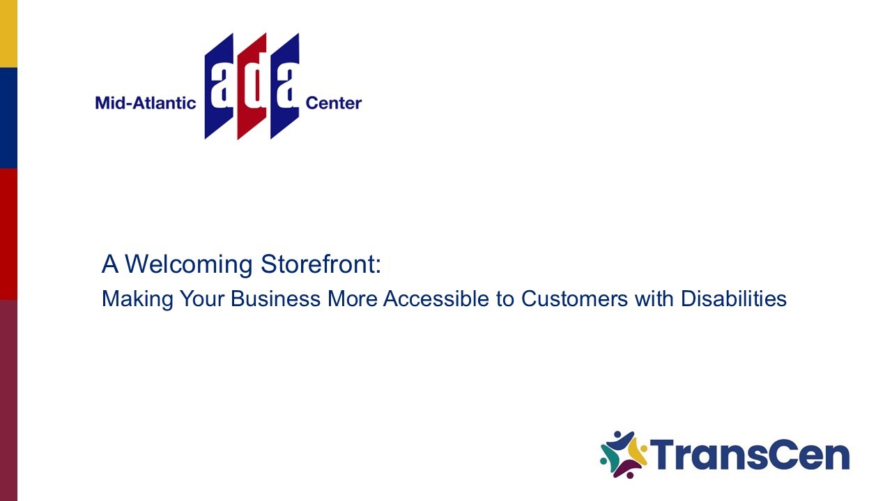 A Welcoming Storefront: Making Your Business More Accessible