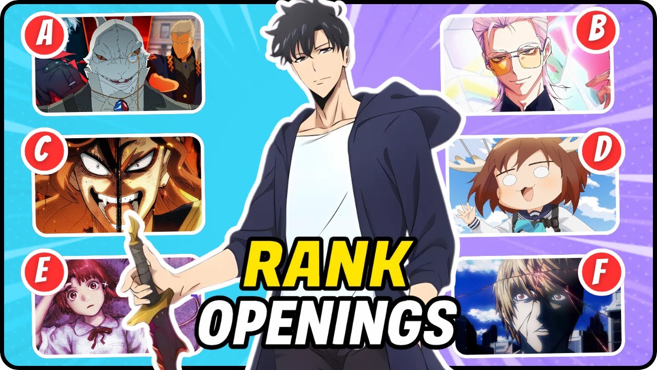 🎶 Rank The Anime OPENINGS...But Without Knowing the Next One🔥🤯 | Anime Quiz!