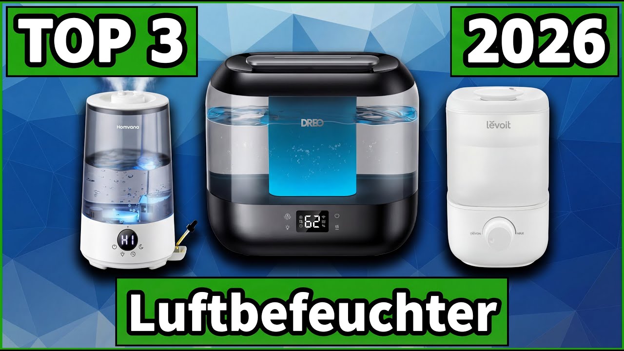 Luftbefeuchter kaufen 2026: Top 3 Modelle f&uuml;rs Schlafzimmer im Vergleich