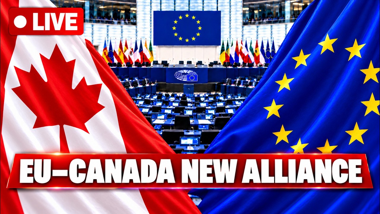 🔴LIVE: Canada Turns to Europe &mdash; Carney and Von der Leyen Build a Powerful New Alliance Beyond CETA 🔥