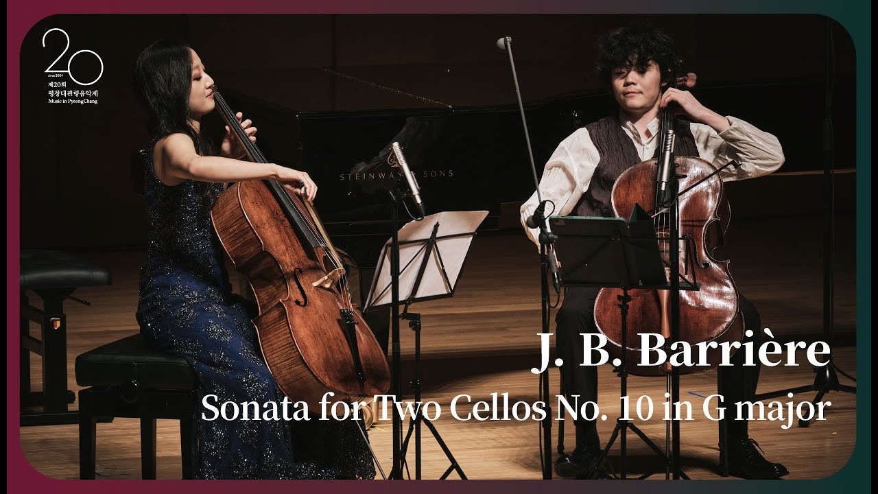 [The 20th MPyC] J. B. Barrière - Sonata for Two Cellos No. 10 in G major