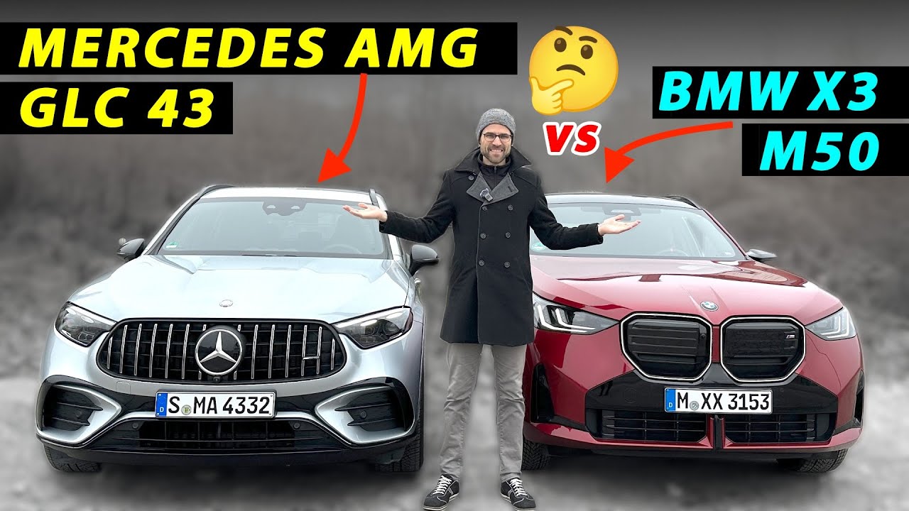 Mercedes-AMG GLC 43 vs BMW X3 M50 head to head - which is the best performance SUV?