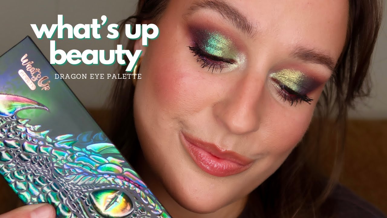 TRYING THE NEW DRAGON EYE PALETTE from WHAT'S UP BEAUTY 🐉