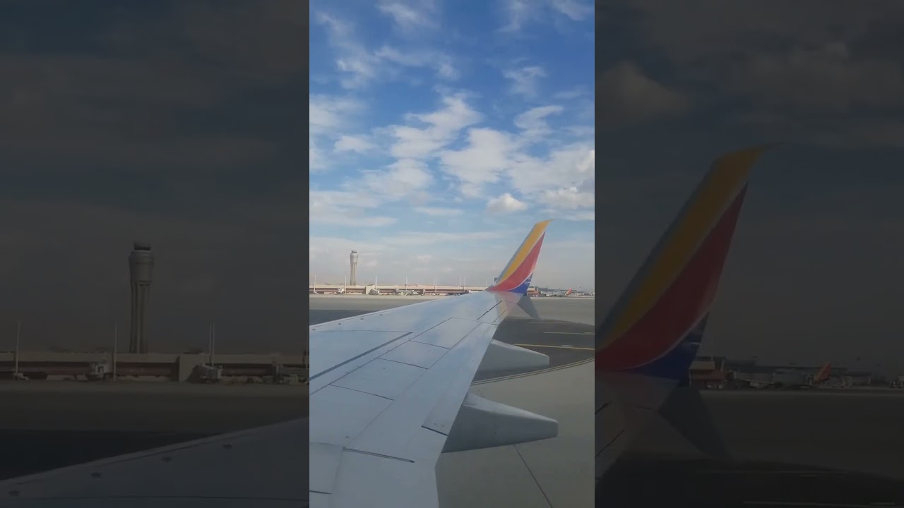 LAS/ Harry Reid Intl Airport Inbound Taxi Onboard Southwest Air Boeing 737-800 /A.H.A. Shorts Ep. 62