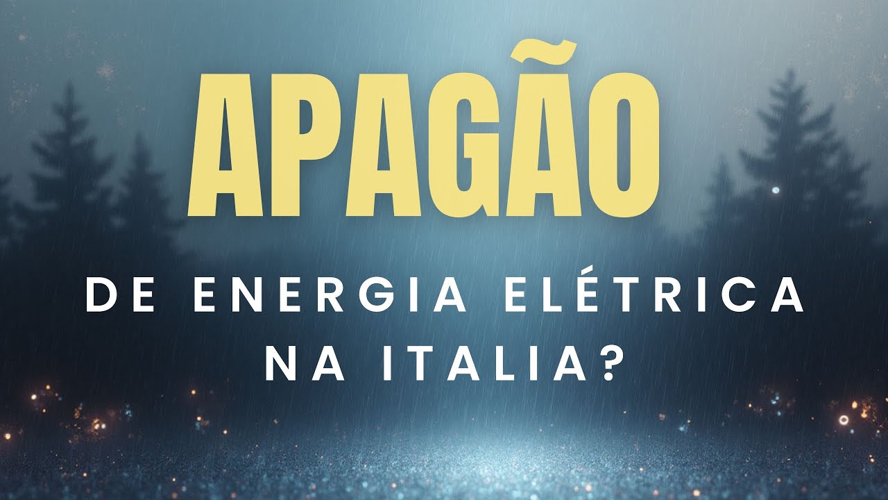 Existe Apagões de Energia Elétrica por Chuva na Italia?