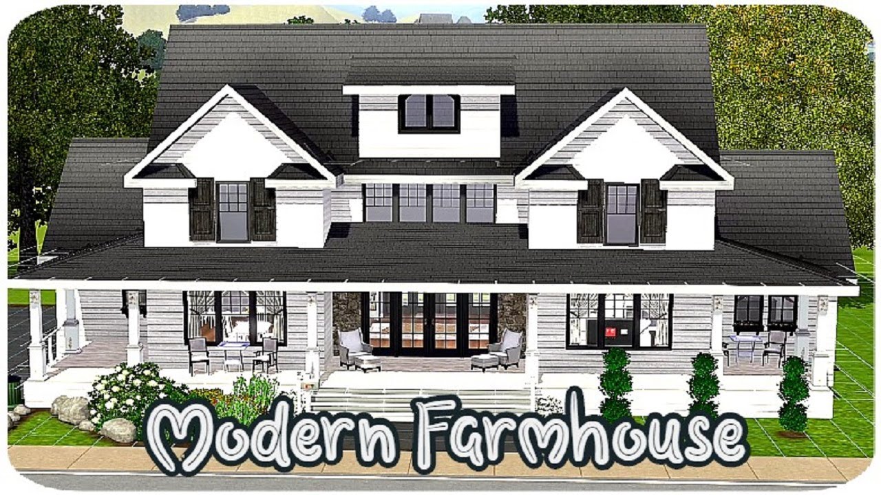The Sims 3 | Speed Build | Modern Farmhouse