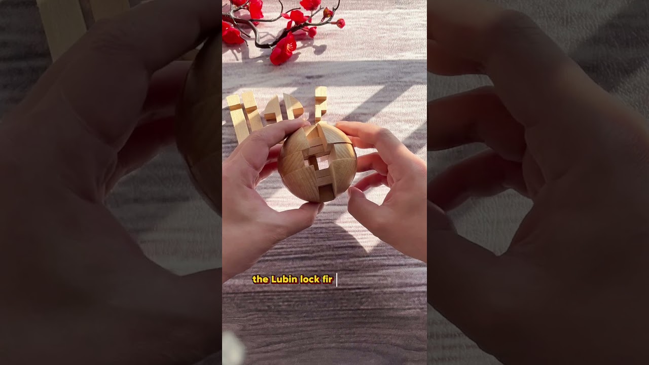 Luban lock. A puzzle from thousands of years ago#puzzles  #IQ #iqtest