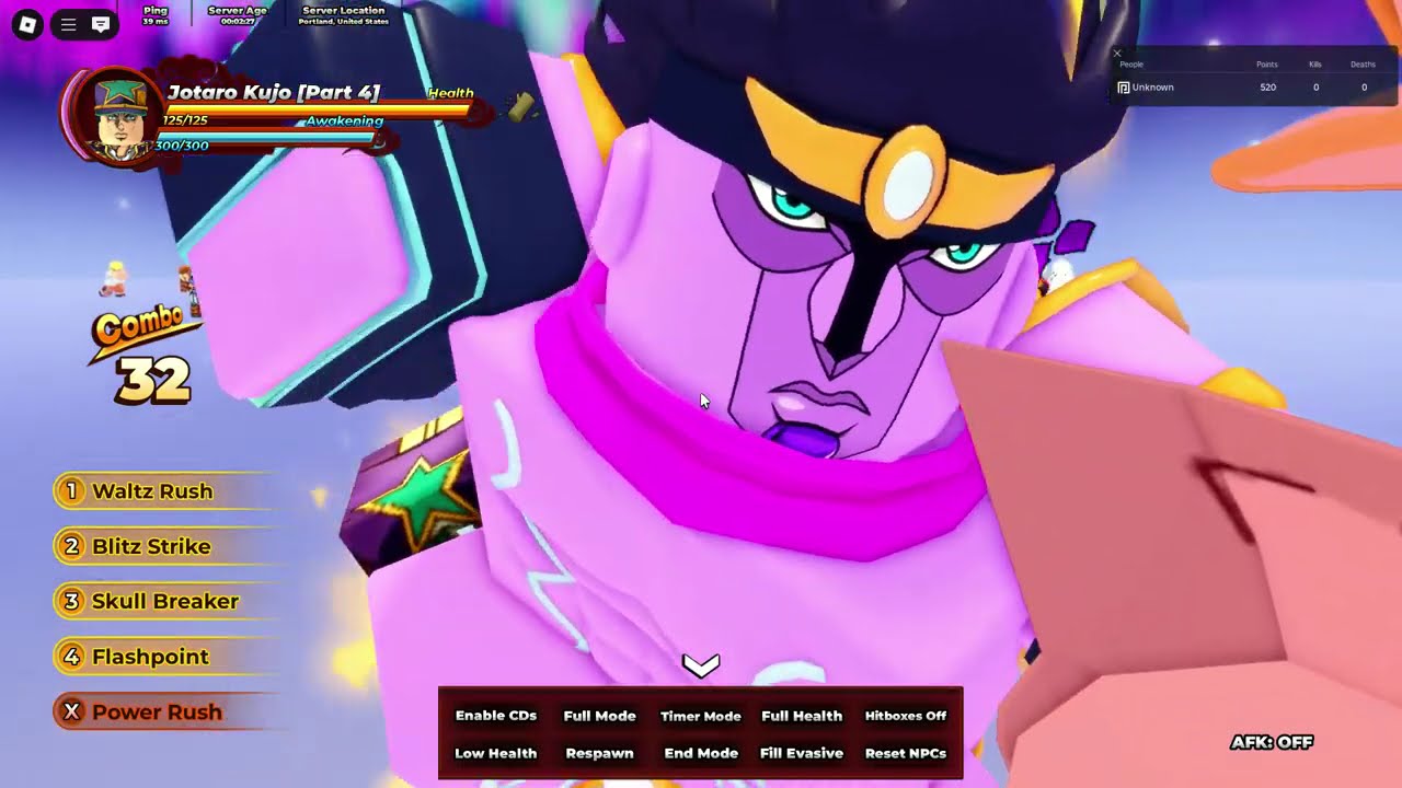 [Shonen Unleashed] Moded Jotaro P4 115 combo