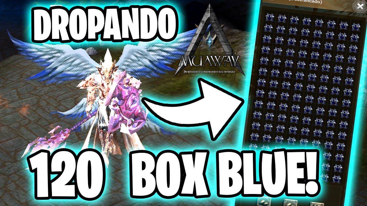 MuAway - DROPANDO 1 BAÚ DE BOX REWARD (BLUE) - NÃO FAÇA ISSO EM CASA!