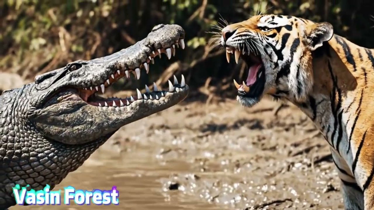 A Group of Crocodiles vs A Group of Tigers
