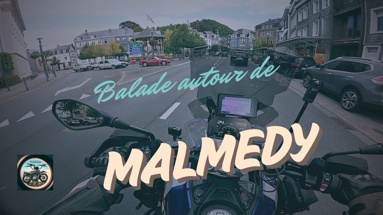 Balade moto automnale dans la région de  Malmedy.