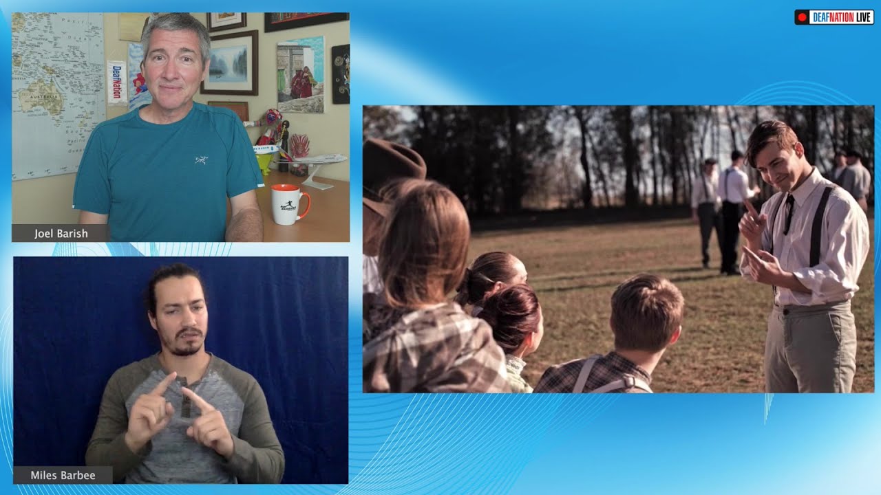 Miles Barbee, Deaf Actor as Dummy Hoy