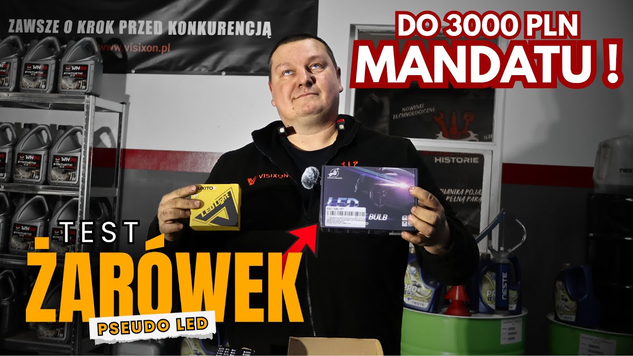 Przez te żar&oacute;wki dostaniesz mandat do 3000 PLN ! SPRAWDZAMY CHIŃSKIE LEDY