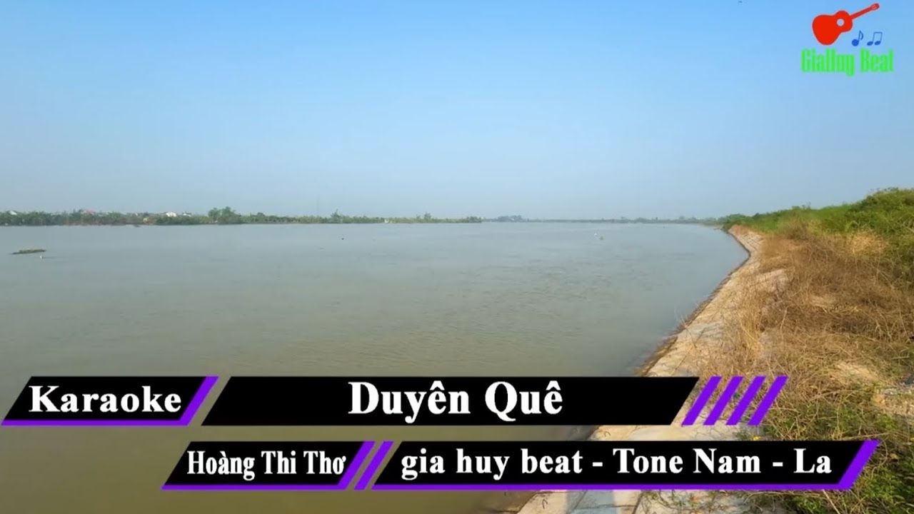 Duyên Quê - Karaoke Tone Nam