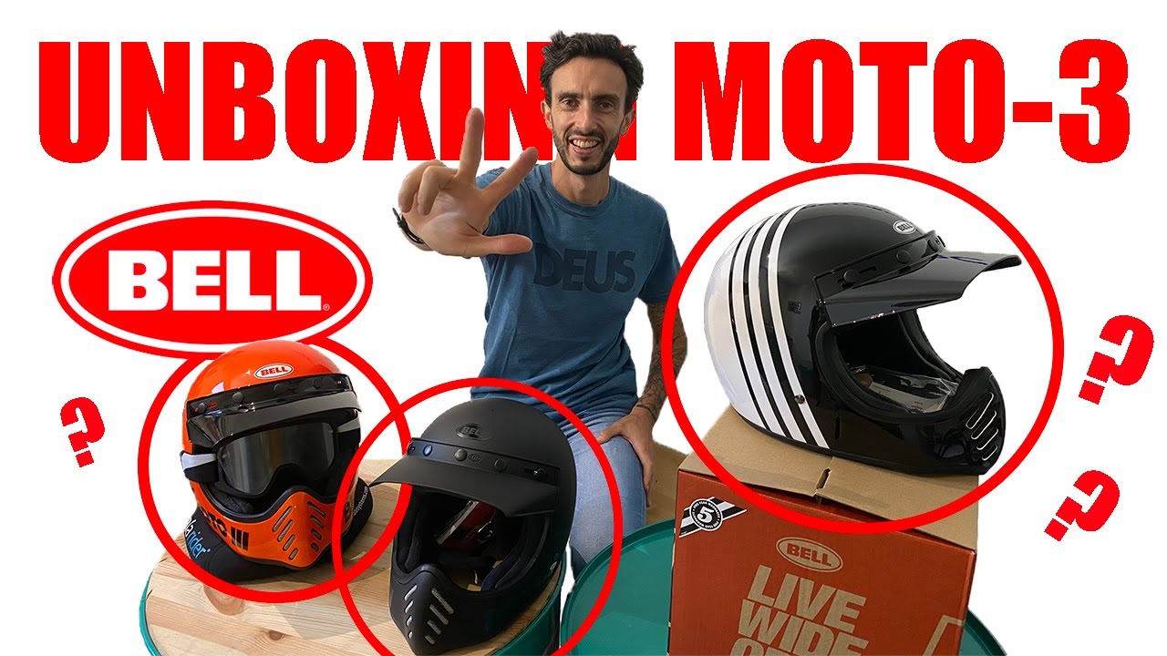 On unboxe les casques cross Bell moto 3 : Le Vintage Enduro est de sortie !