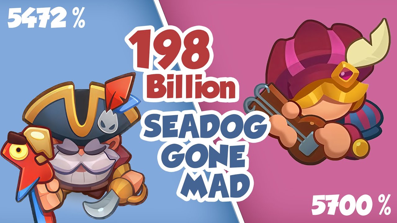 200 Billion is Too EASY for Seadog! Try It!!! PVP Rush Royale