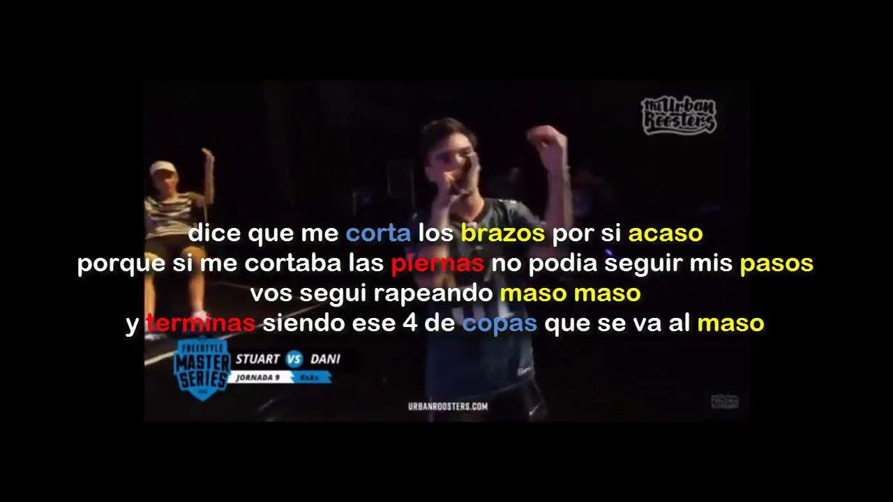 MINUTOS de DANI vs STUART con letra |  FMS FINAL