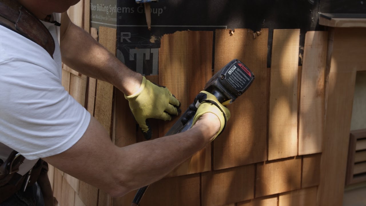 How to Weave Cedar Shingles on an Outside Corner