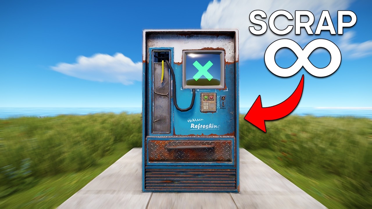 How To Make SCRAP With Vending Machine in Rust