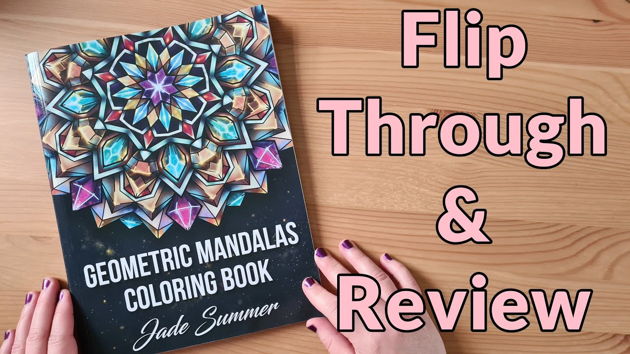 Flip Through: Geometric Mandalas by Jade Summer