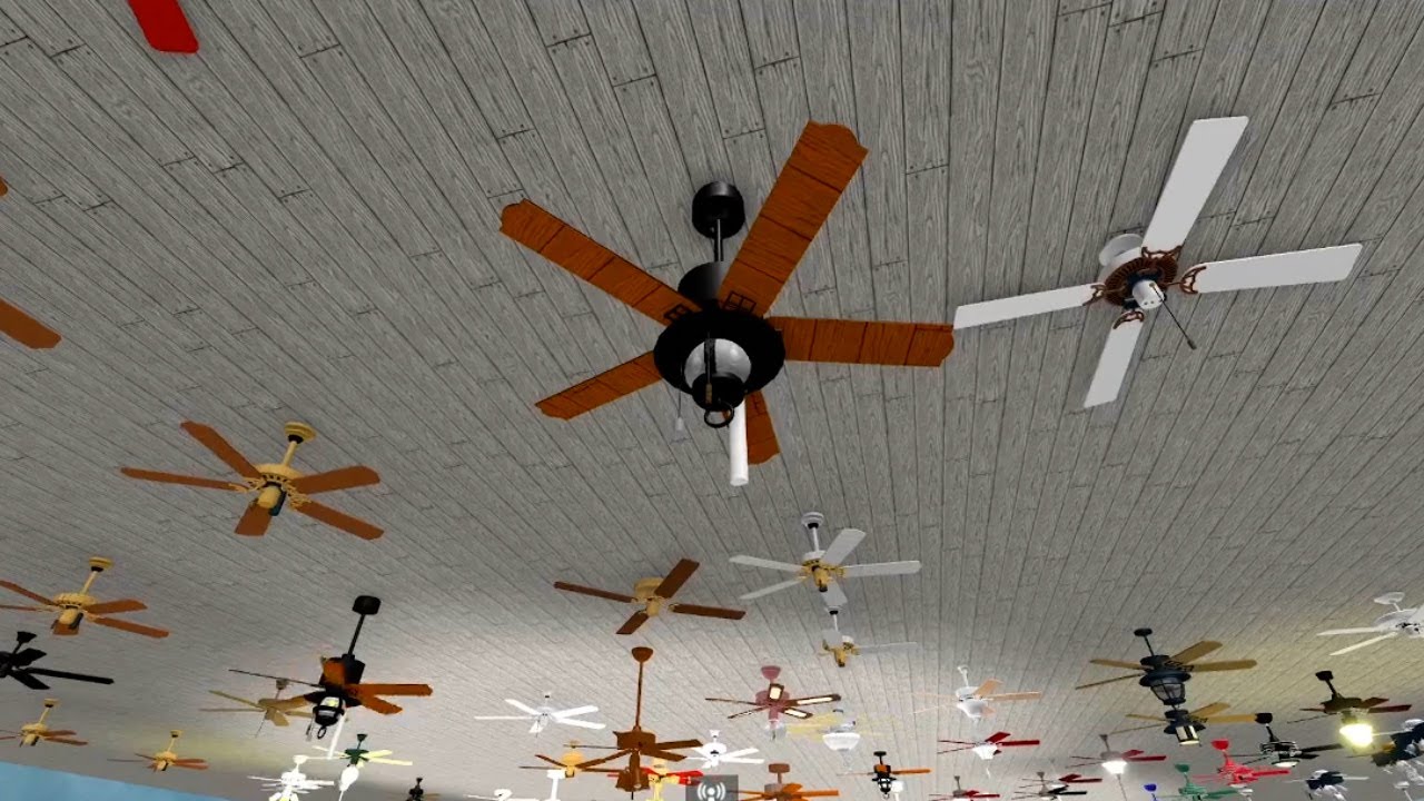 HUNTER CEILING FAN STORE | THE QUIET FAN [Roblox Fan Video]