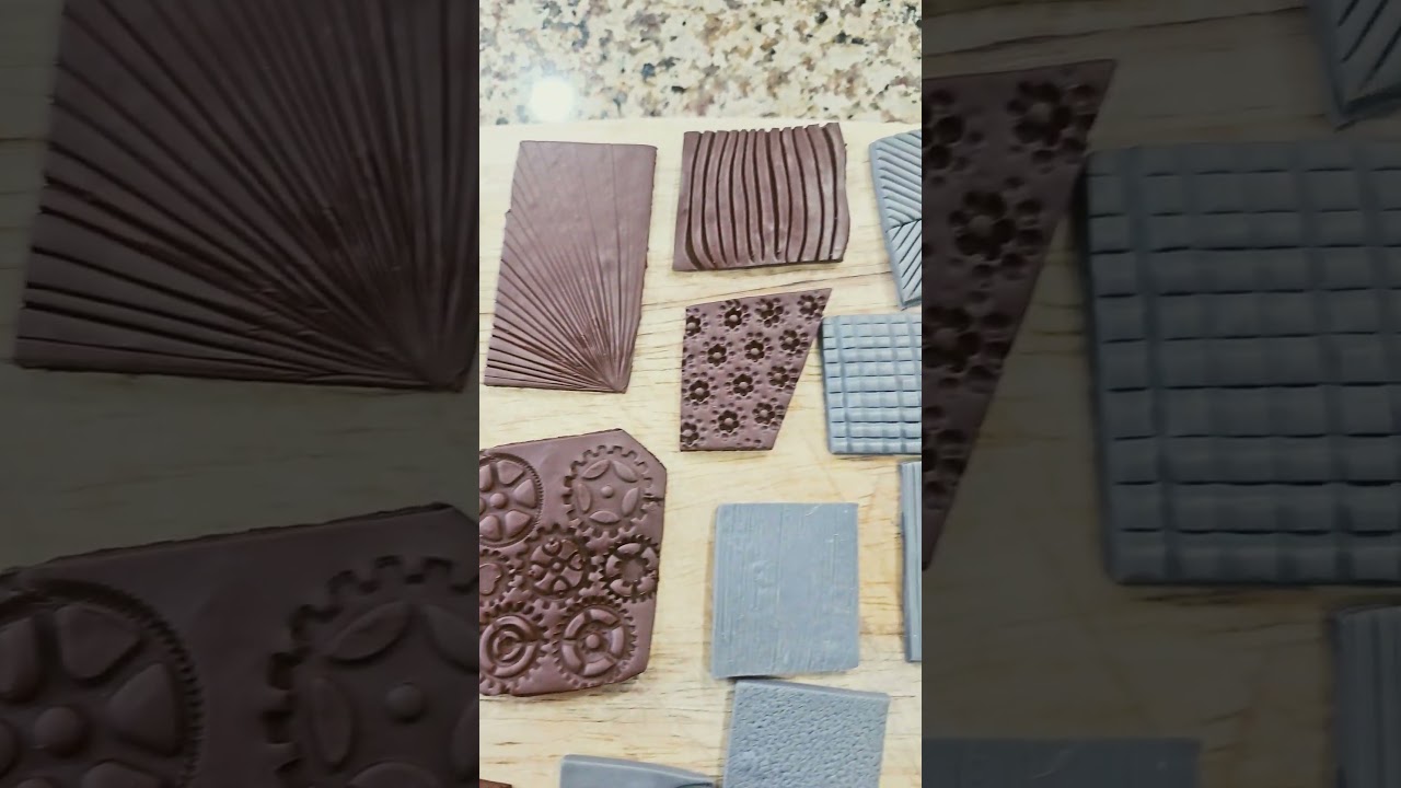 made mini clay textures! 