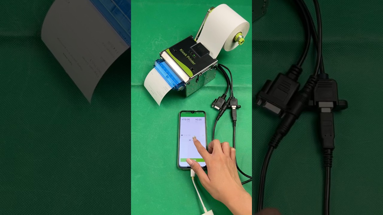 Embedded Thermal Printer Dedicated for Printing Product Receipts in Self-service Kiosks! 