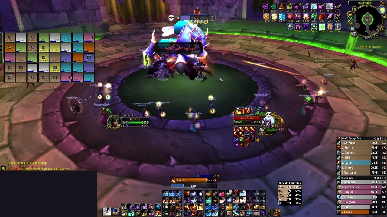 WoW Classic Naxx Mage PoV