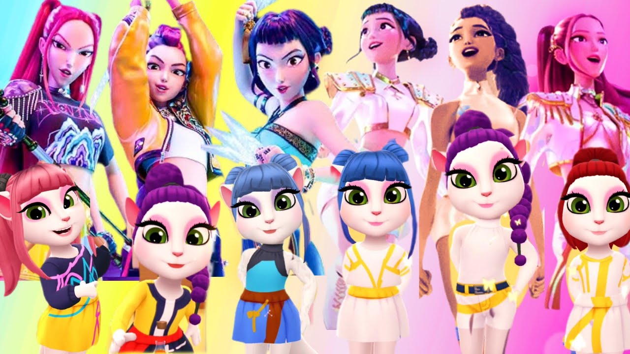 My talking Angela 2 🎶🎵 K-pop demon hunter!New Update 