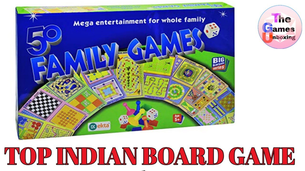 Top 50 Indian Board Games Unboxing in Hindi | The Games Unboxing