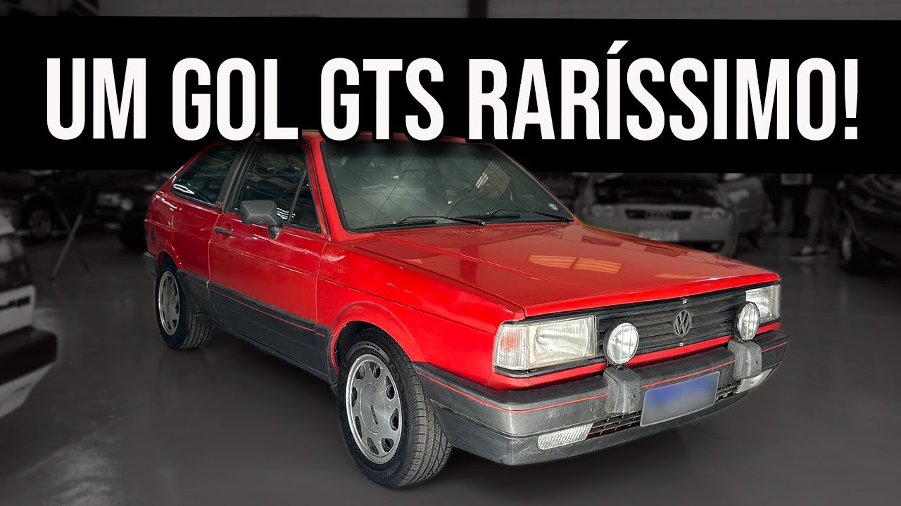 Gol GTS 1987: uma raridade absoluta com a interna do GT e uma série de peculiaridades [Exclusivo!]