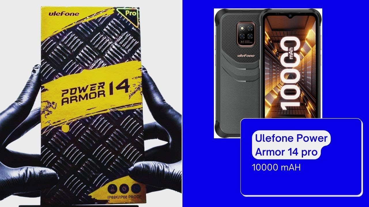 Ulefone Power Armor 14 Pro Unboxing + Gametest+ 10000 mAh!!- ASMR